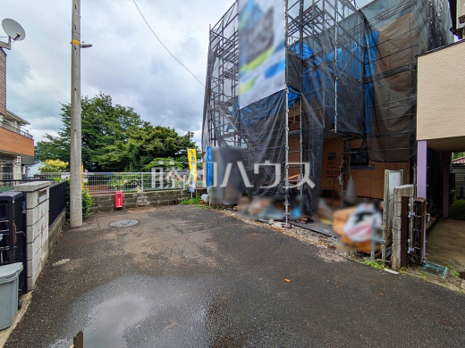 接道状況および現場風景　【東久留米市本町４丁目】