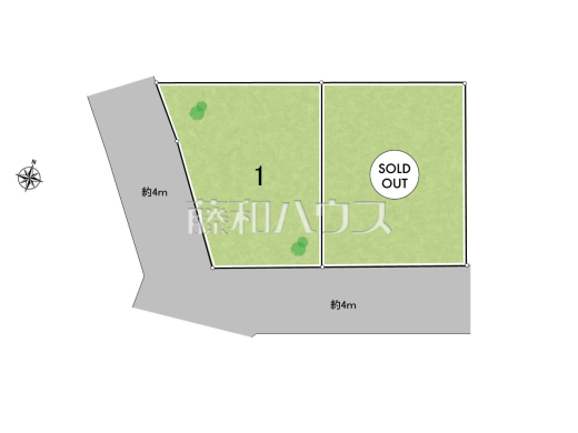 全体区画図　【西東京市南町２丁目】