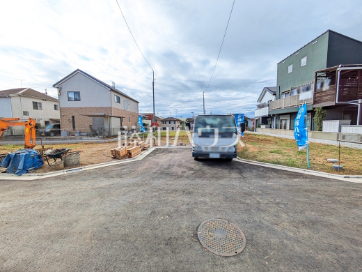 接道状況および現場風景 【東村山市野口町3丁目】