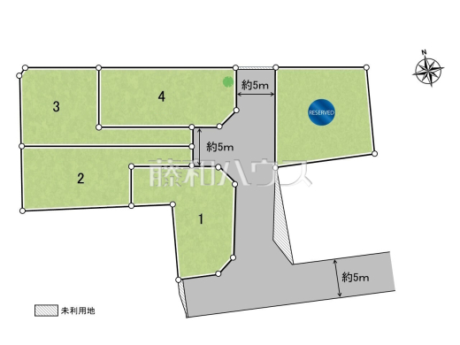 全体区画図 【東村山市野口町3丁目】 平日のご案内も可能です。まずはお気軽にお問合せ下さいませ。