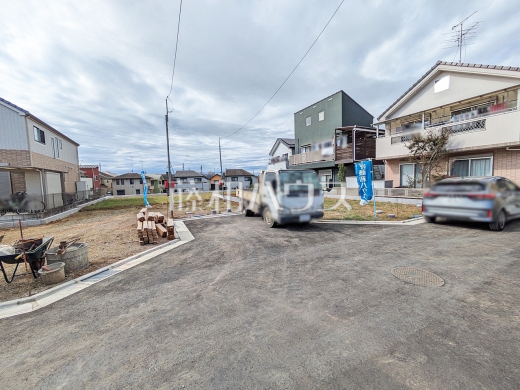 接道状況および現場風景 【東村山市野口町3丁目】