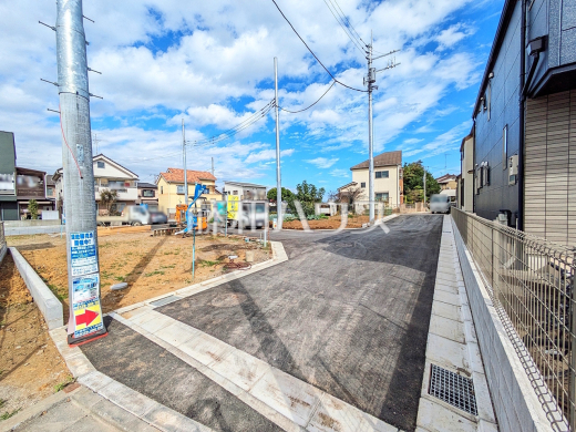 接道状況および現場風景 【東村山市野口町3丁目】