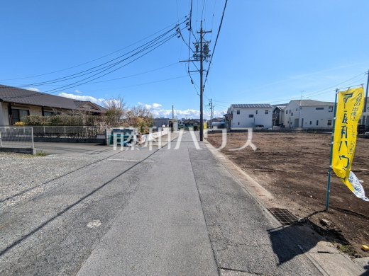 接道状況および現場風景　【春日井市町屋町】