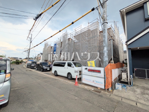 接道状況および現場風景　【春日井市町屋町】