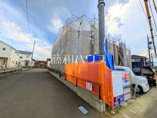 接道状況および現場風景　【春日井市町屋町】