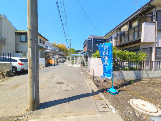 接道状況および現場風景　【小金井市中町１丁目】