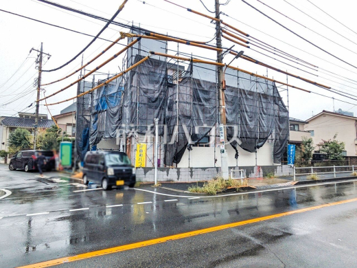 2号棟 外観 【八王子市上野町】見学はしたいけど、なかなか時間が取れない・・・そんな方に出勤前や仕事終わりにマイホームを見学できるサポートをいたします。