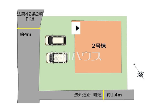 全体区画図　【糟屋郡粕屋町花ヶ浦２丁目】