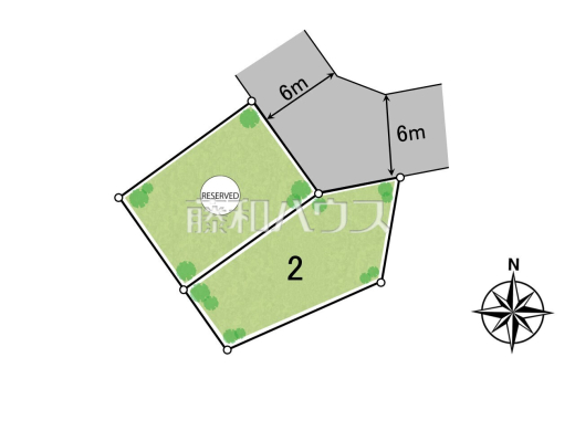 全体区画図　【西東京市北町５丁目】