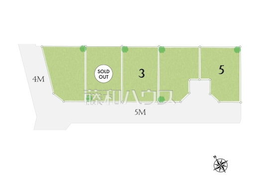 ≪全体区画図≫物件の事、諸費用の事など、小さな疑問もお気軽にご連絡・ご相談下さい。 　【府中市分梅町３丁目】