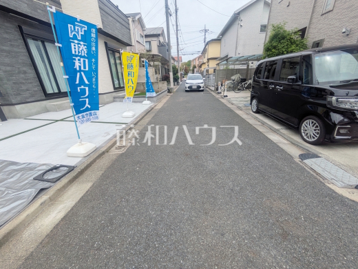 接道状況および現場風景　【練馬区大泉学園町６丁目】