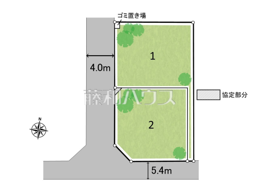 全体区画図　【練馬区大泉学園町８丁目】