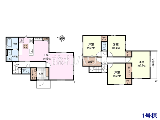 間取図　【春日井市梅ケ坪町】
