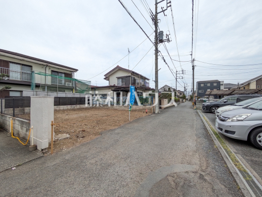 接道状況および現場風景　【国分寺市富士本１丁目】