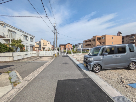 接道状況および現場風景　【春日井市上条町８丁目】