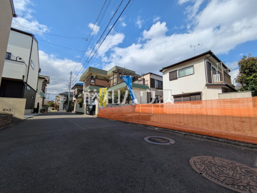 接道状況および現場風景　【日野市東豊田１丁目】