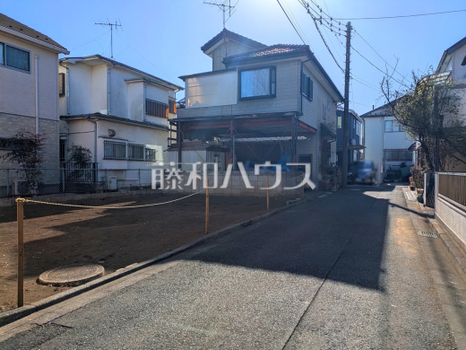 接道状況および現場風景　【東村山市久米川町３丁目】