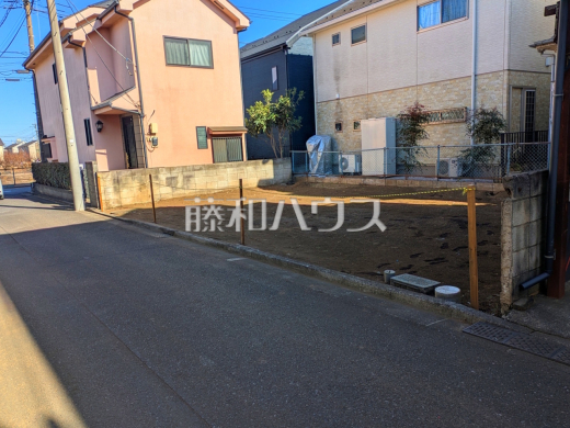 接道状況および現場風景　【東村山市久米川町３丁目】
