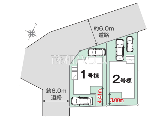 全体区画図　【八王子市西寺方町】