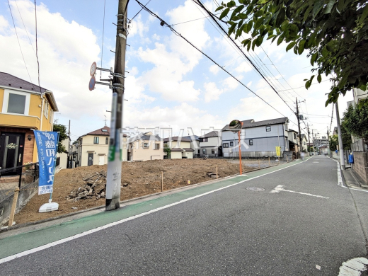 接道状況および現場風景　【練馬区下石神井２丁目】