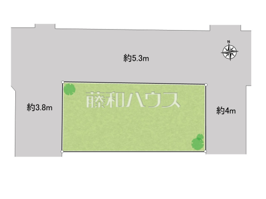 全体区画図　【三鷹市下連雀２丁目】