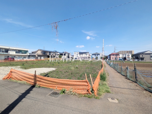 接道状況および現場風景　【調布市若葉町２丁目】