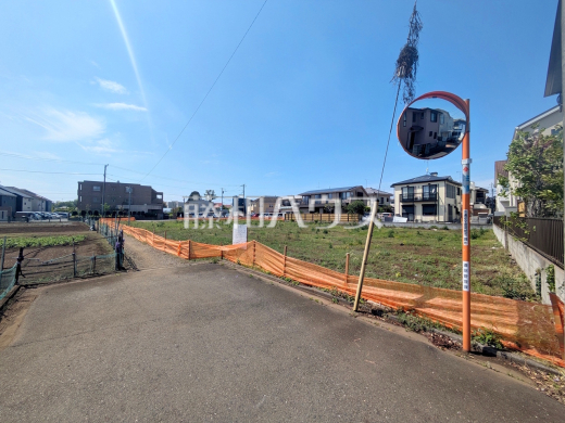 接道状況および現場風景　【調布市若葉町２丁目】