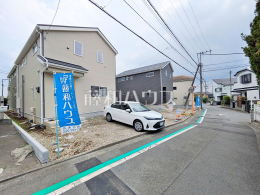 接道状況および現場風景　【東大和市奈良橋６丁目】