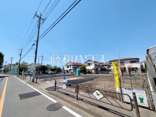 接道状況および現場風景　【調布市富士見町３丁目】