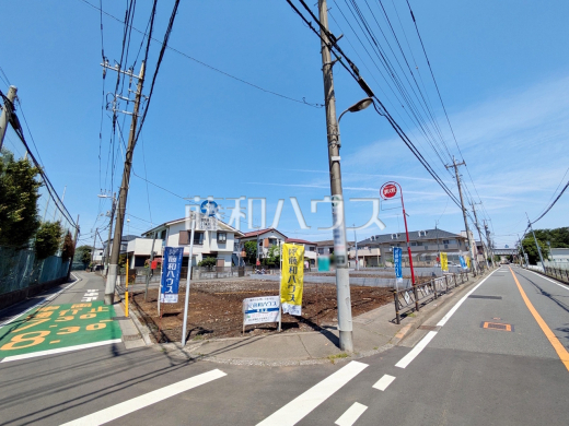 接道状況および現場風景　【調布市富士見町３丁目】