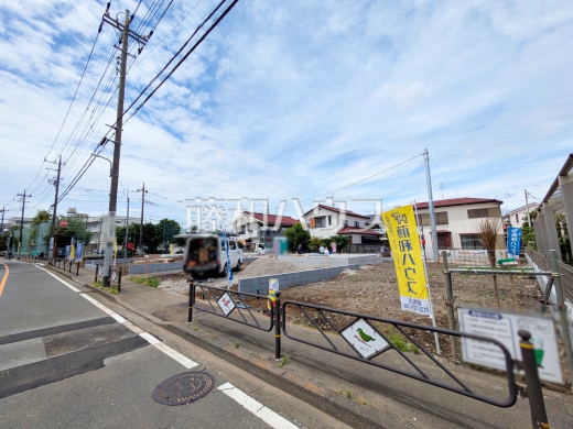 接道状況および現場風景　【調布市富士見町３丁目】