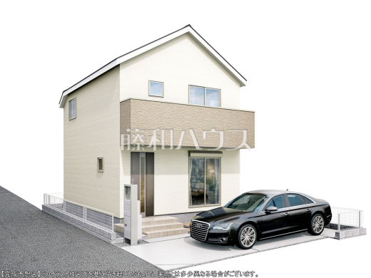 1号棟　完成予想図（外観）　【狛江市東野川３丁目】