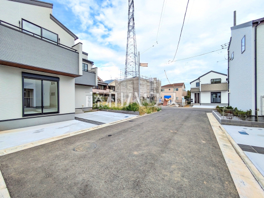 接道状況および現場風景 【国分寺市北町4丁目】