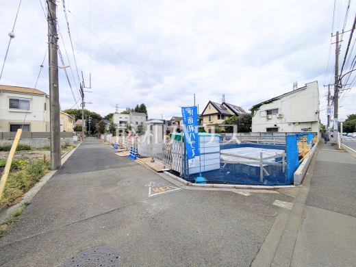 接道状況および現場風景　【武蔵野市桜堤３丁目】