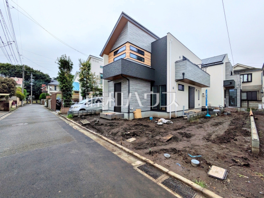 接道状況および現場風景 【武蔵野市桜堤3丁目】
