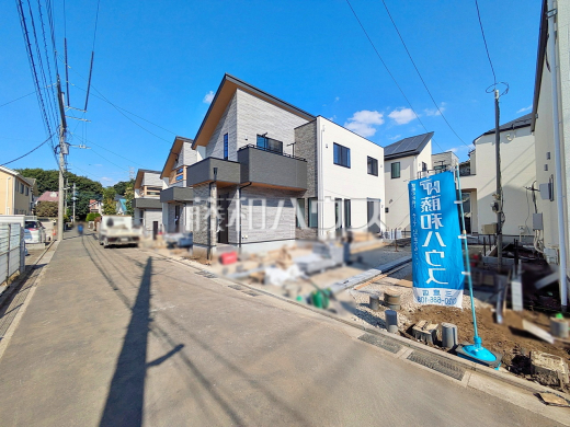 接道状況および現場風景 【武蔵野市桜堤3丁目】