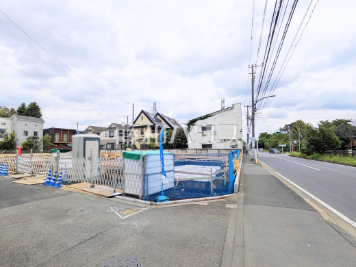 接道状況および現場風景　【武蔵野市桜堤３丁目】