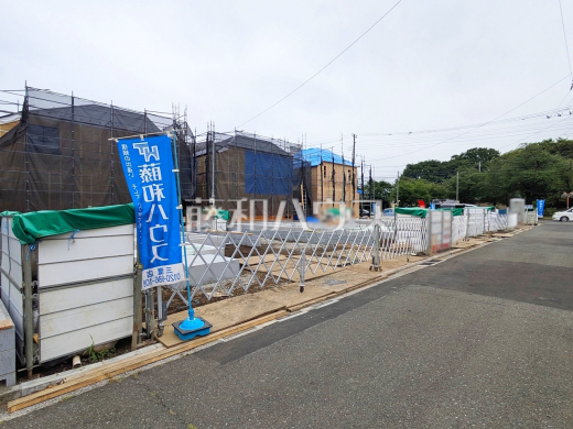 接道状況および現場風景　【武蔵野市桜堤３丁目】