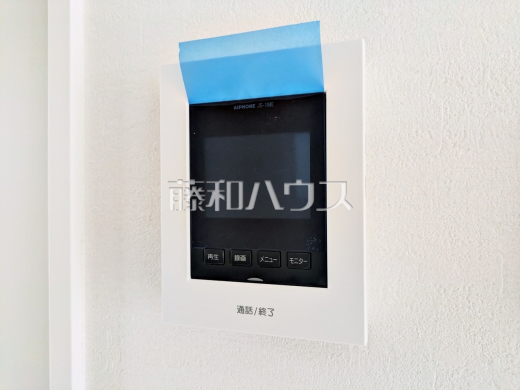 1号棟　TVモニター付インターホン　【八王子市子安町２丁目】　防犯に役立つTVモニター付インターフォン