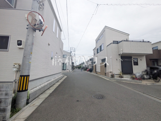 接道状況および現場風景　【新座市片山３丁目】