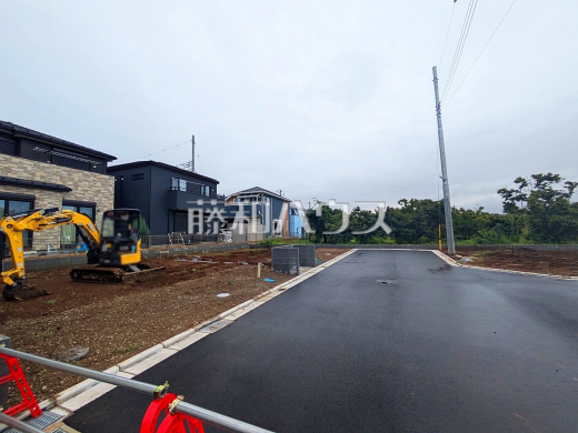 接道状況および現場風景　【新座市片山３丁目】