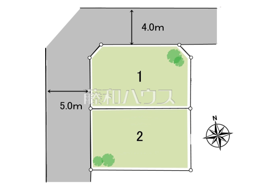 全体区画図　【小金井市梶野町４丁目】