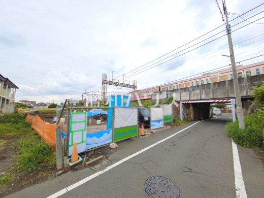 接道状況および現場風景　【府中市白糸台４丁目】