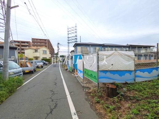 接道状況および現場風景　【府中市白糸台４丁目】
