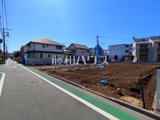 接道状況および現場風景　【三鷹市井口５丁目】