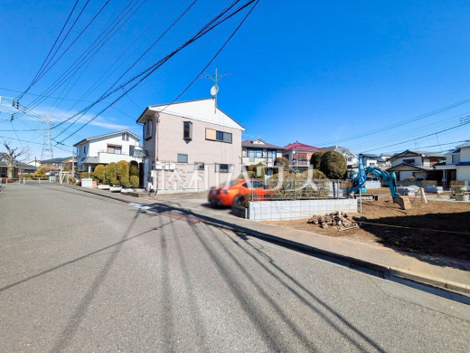 接道状況および現場風景　【三鷹市井口５丁目】