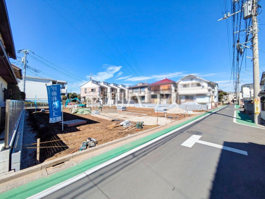 接道状況および現場風景　【三鷹市井口５丁目】