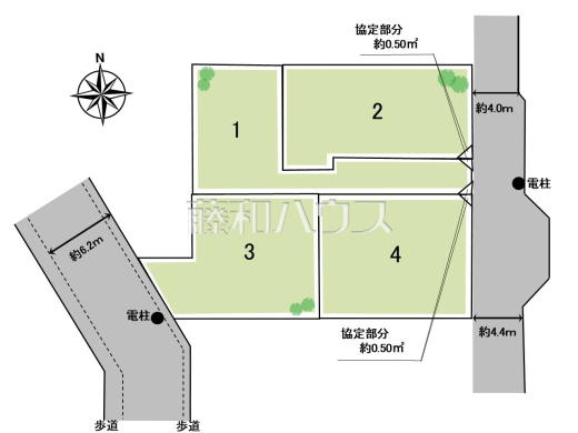 全体区画図　【三鷹市井口５丁目】
