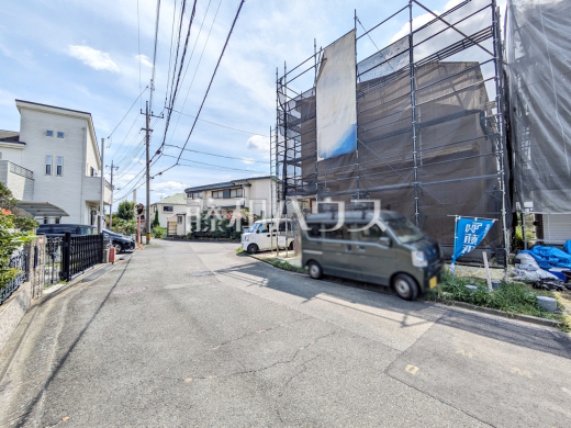 接道状況および現場風景 【日野市石田1丁目】