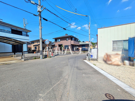 接道状況および現場風景　【春日井市坂下町３丁目】
